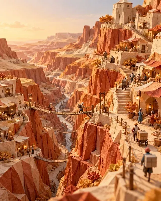 Miniature Material Landscapes