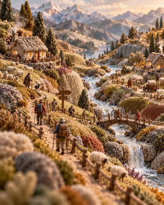 Miniature Material Landscapes