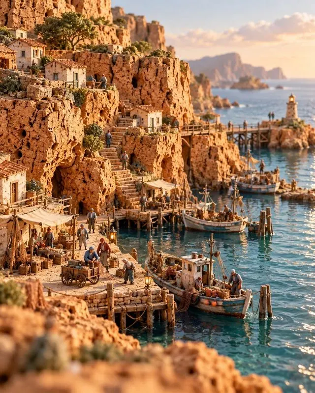 Miniature Material Landscapes