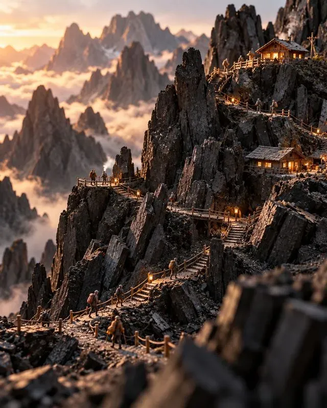 Miniature Material Landscapes