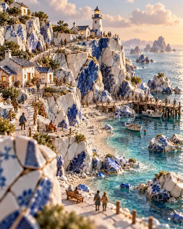 Miniature Material Landscapes