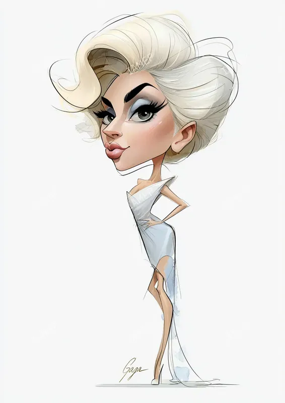 Fashion Caricature Signatures