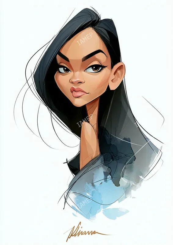 Fashion Caricature Signatures