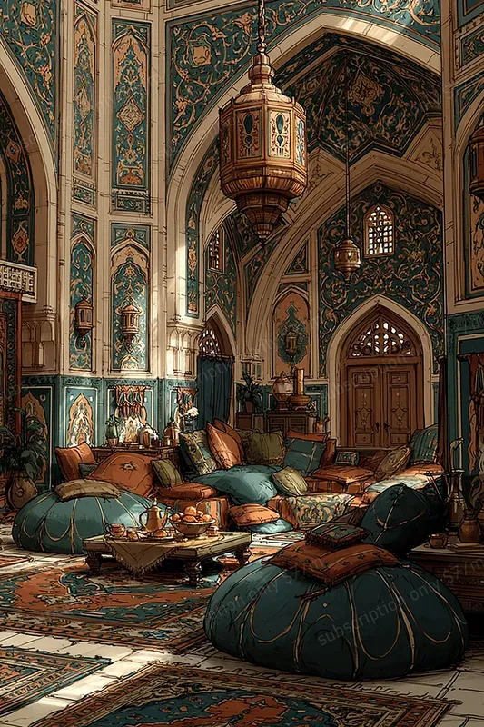 Arabian Nights Concept Art Scenes