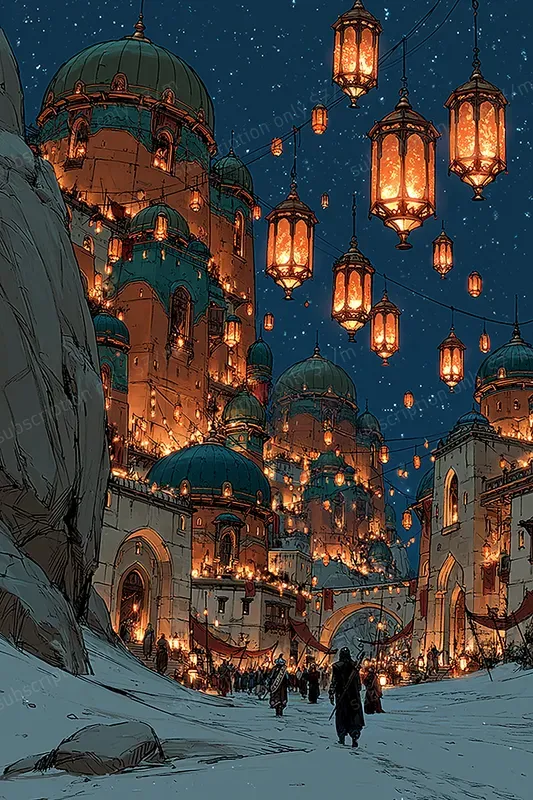 Arabian Nights Concept Art Scenes