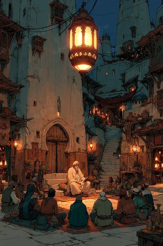 Arabian Nights Concept Art Scenes
