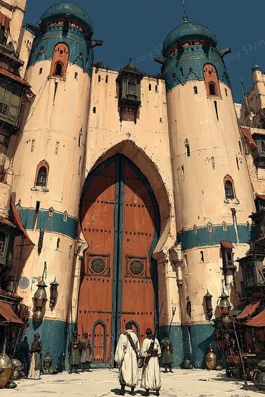 Arabian Nights Concept Art Scenes