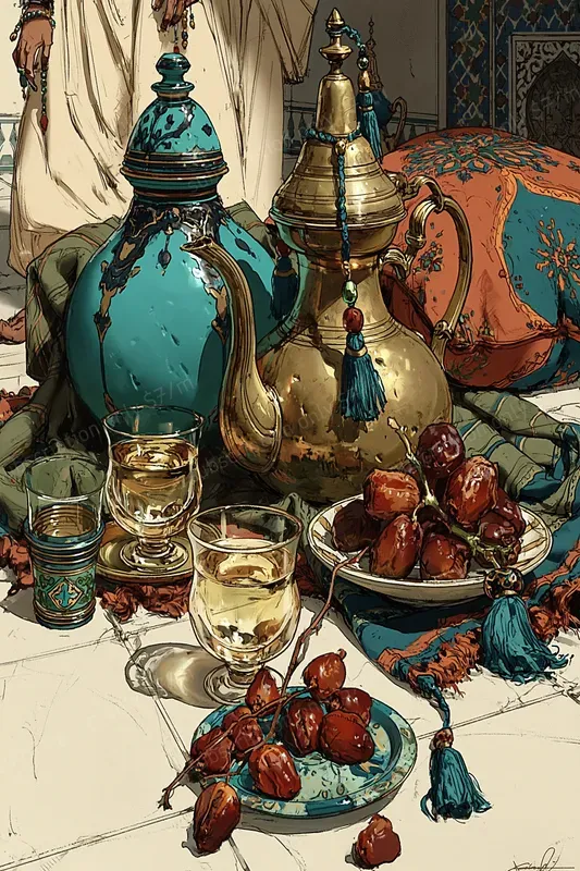 Arabian Nights Concept Art Scenes