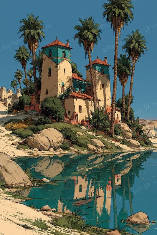 Arabian Nights Concept Art Scenes