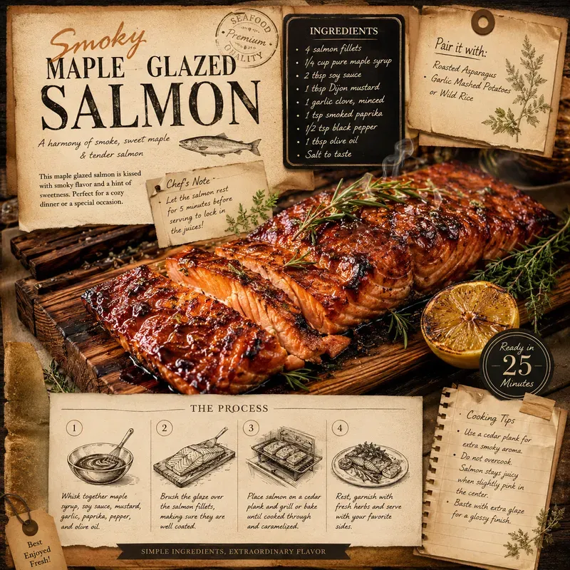 Vintage Culinary Editorial Recipe Posters