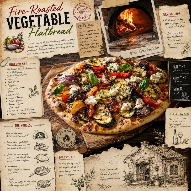 Vintage Culinary Editorial Recipe Posters