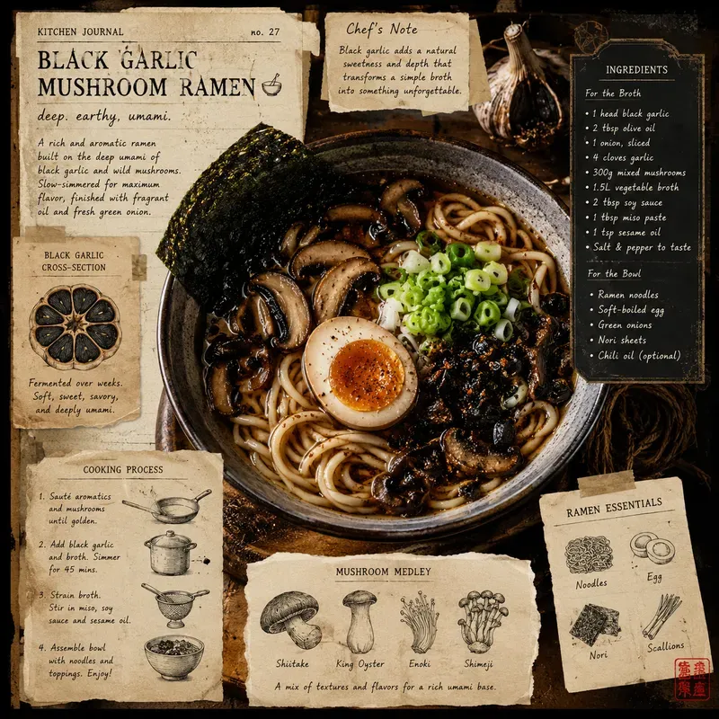 Vintage Culinary Editorial Recipe Posters