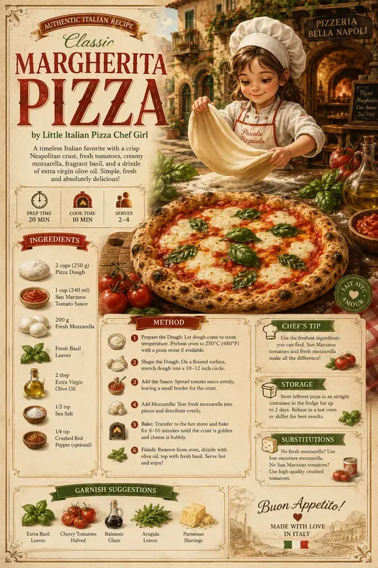 Vintage Kids Food Infographic Posters