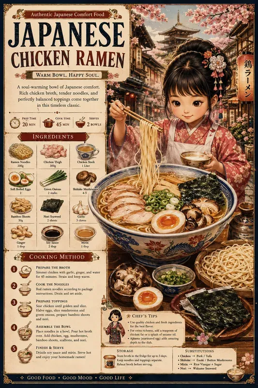 Vintage Kids Food Infographic Posters