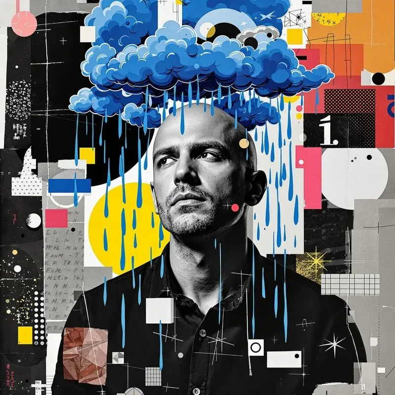 Black And White Portrait Collage Posters