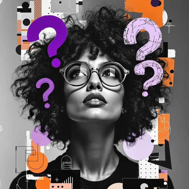 Black And White Portrait Collage Posters