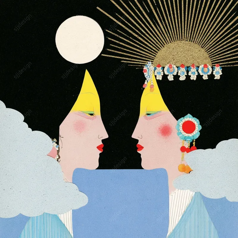 Art Deco Celestial Portraits