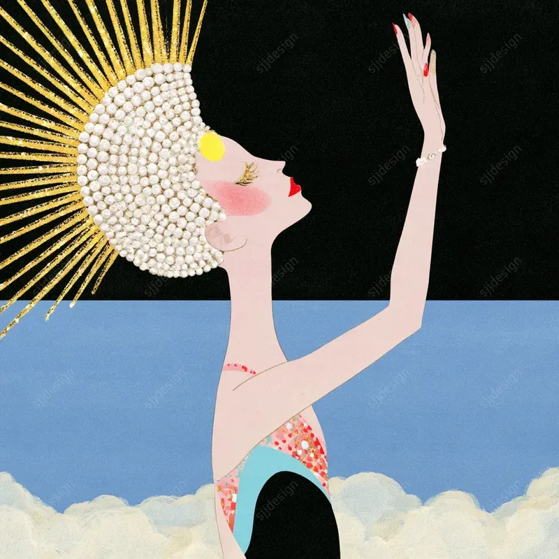 Art Deco Celestial Portraits