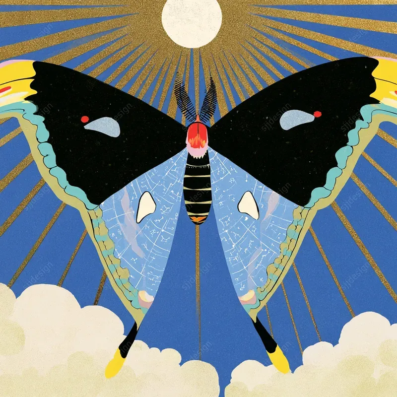 Art Deco Celestial Portraits