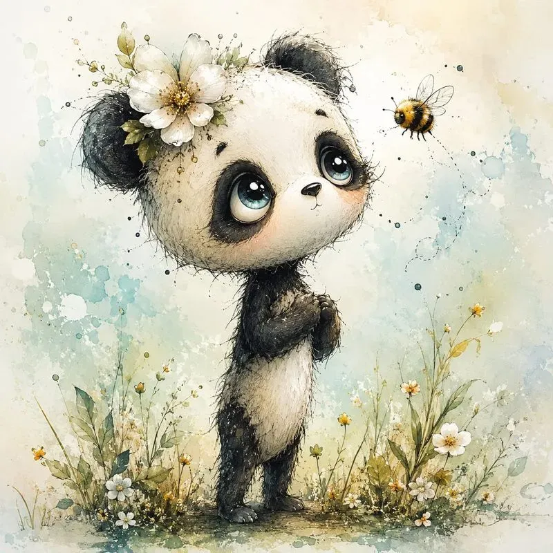 Whimsical Bigeyed Character Sketches