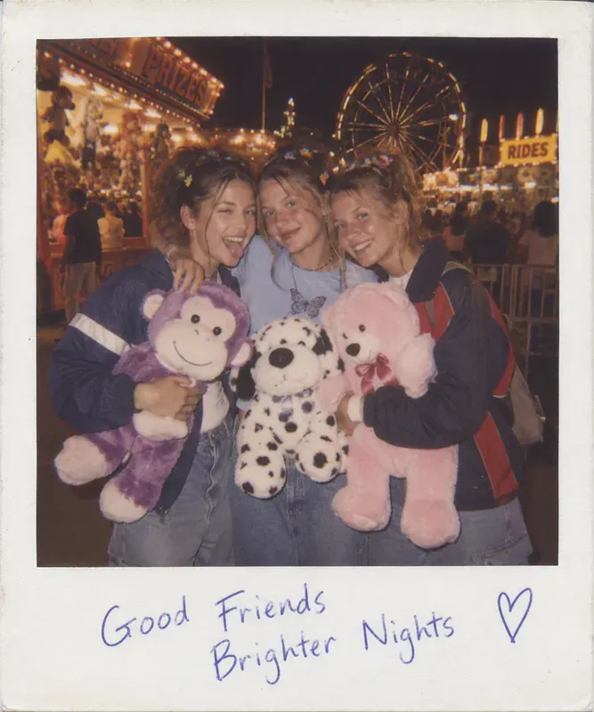 90s Friendship Instant Photo Snapshots