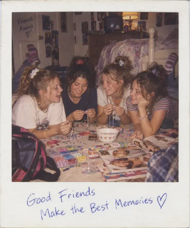 90s Friendship Instant Photo Snapshots