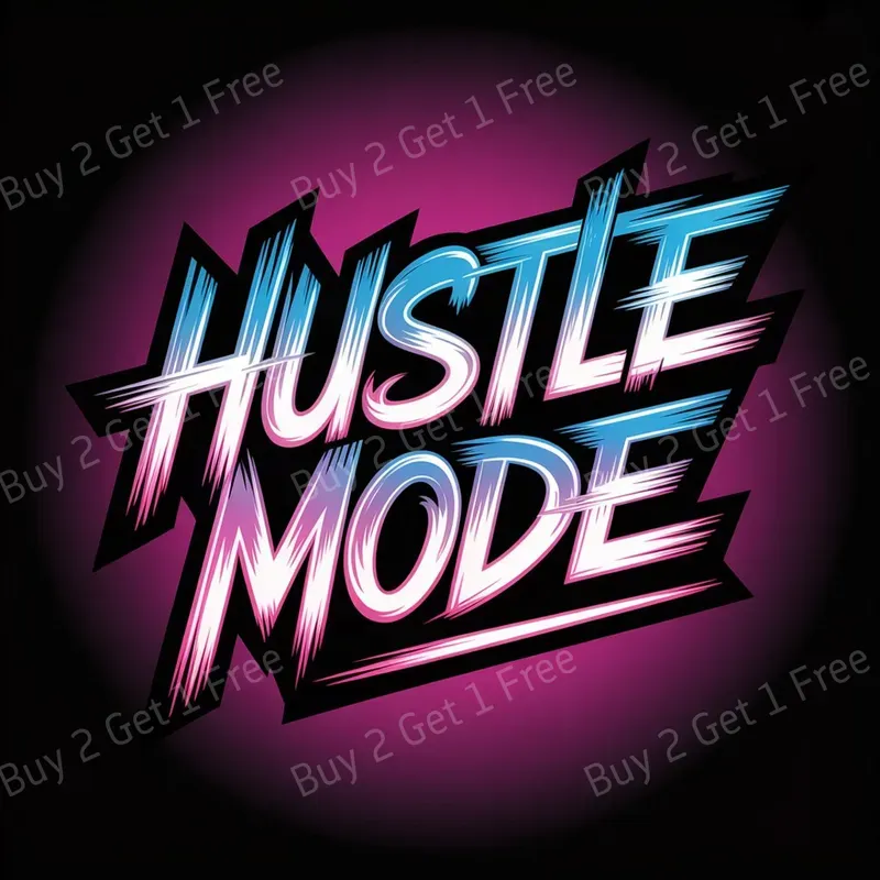 Neon Streetwear Type Graphic Posters