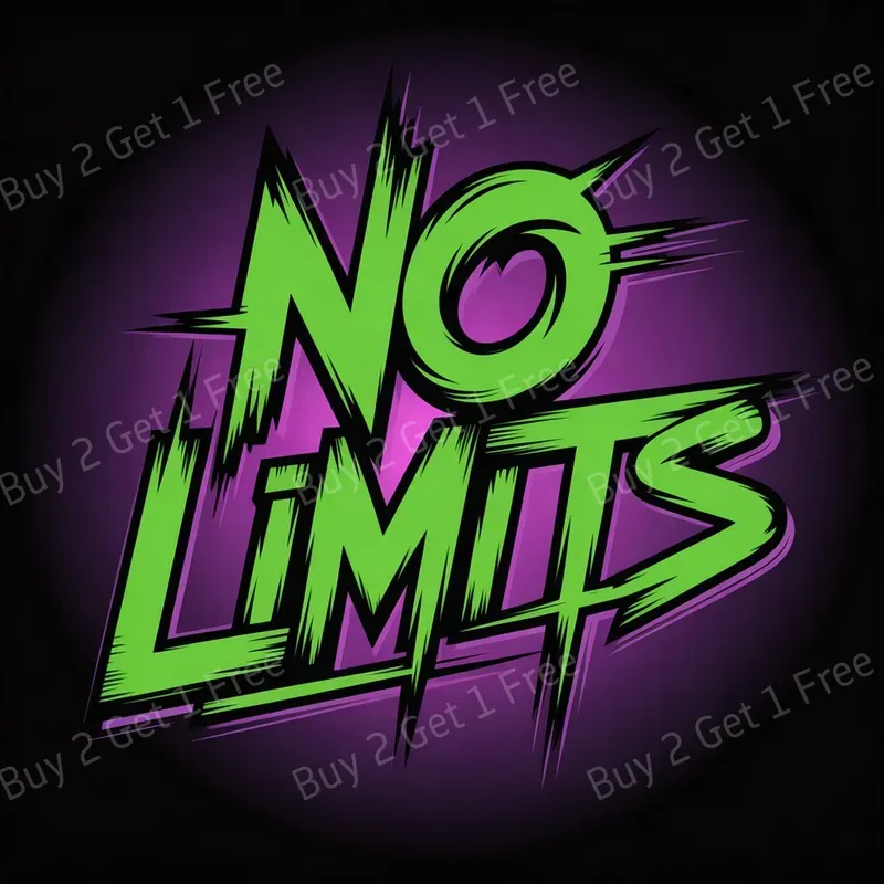 Neon Streetwear Type Graphic Posters