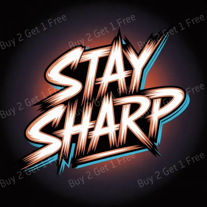 Neon Streetwear Type Graphic Posters