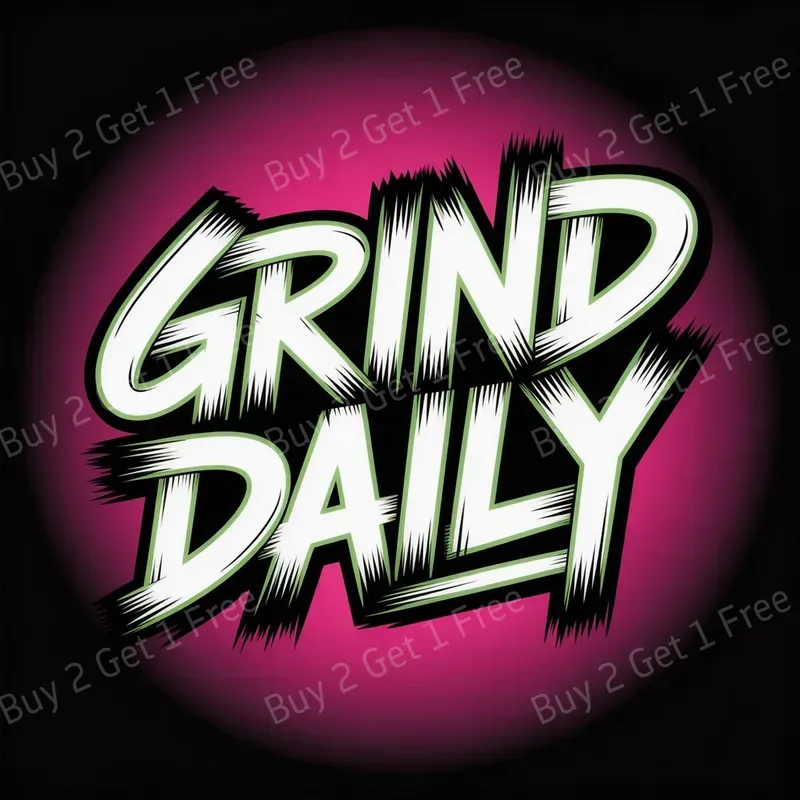 Neon Streetwear Type Graphic Posters