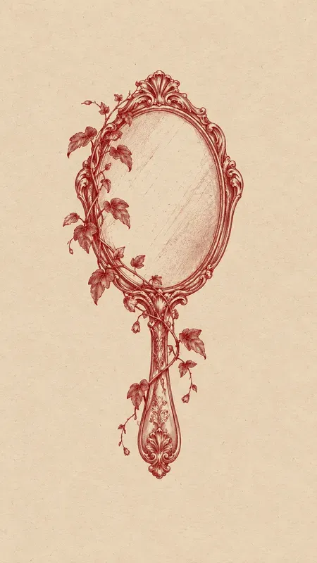 Minimalist Red Ink Art Book Covers