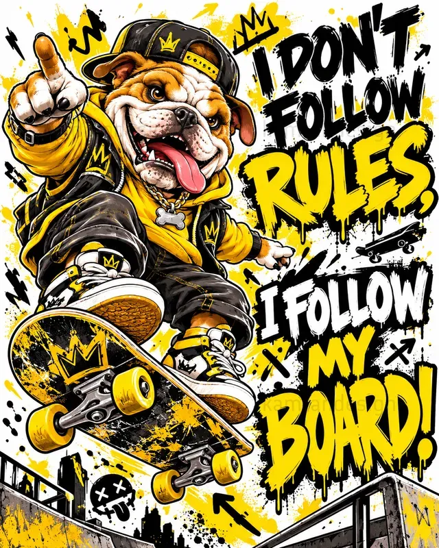 Funny Streetwear Animal Posters