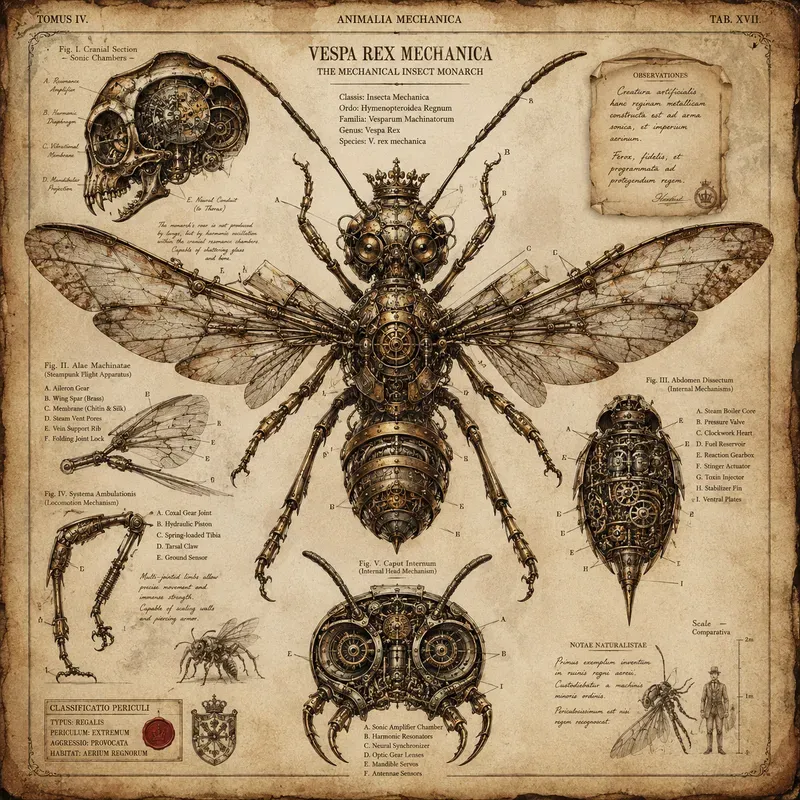 Vintage Cryptid Anatomy Posters