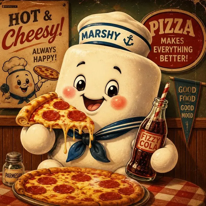 Retro Kawaii Snack Mascot Designs