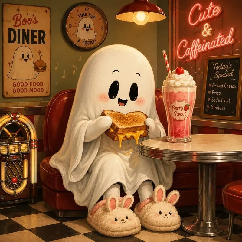 Retro Kawaii Snack Mascot Designs