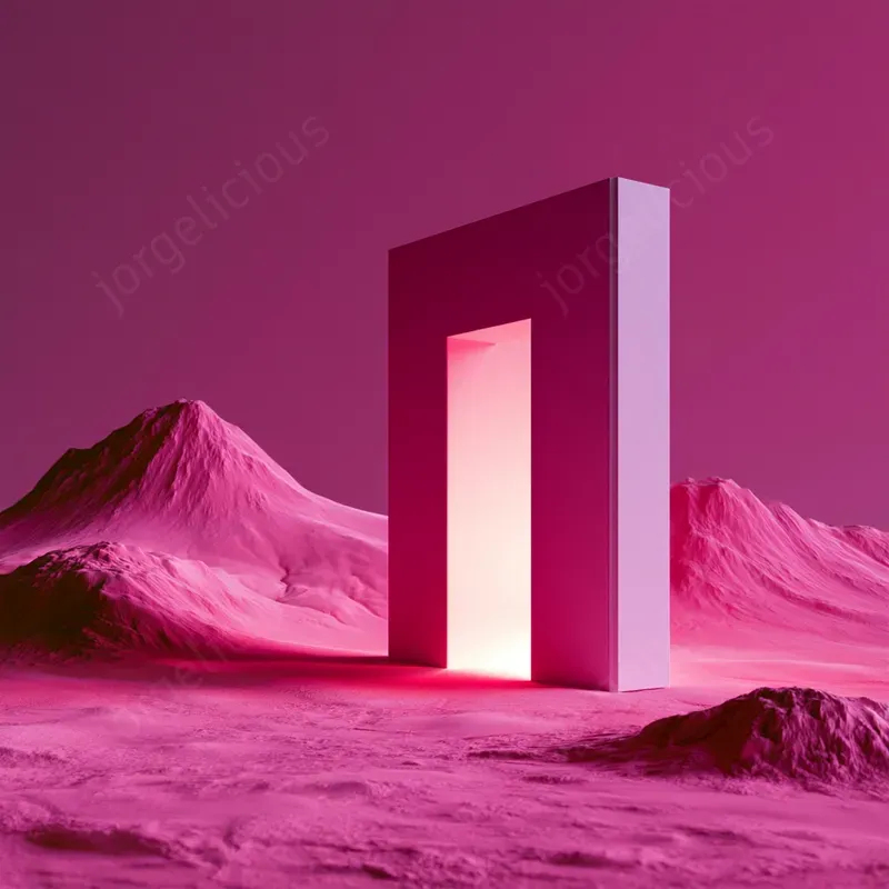 Surreal Pink Editorial Posters