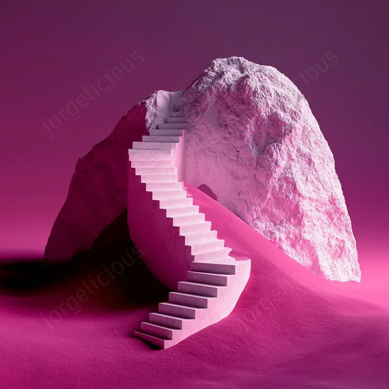 Surreal Pink Editorial Posters