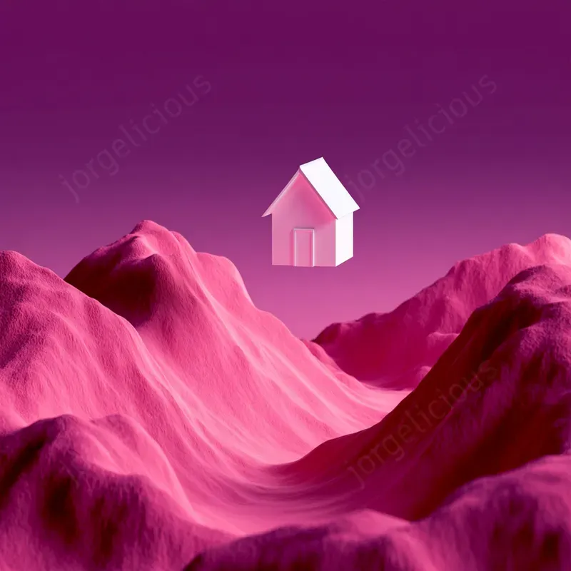 Surreal Pink Editorial Posters
