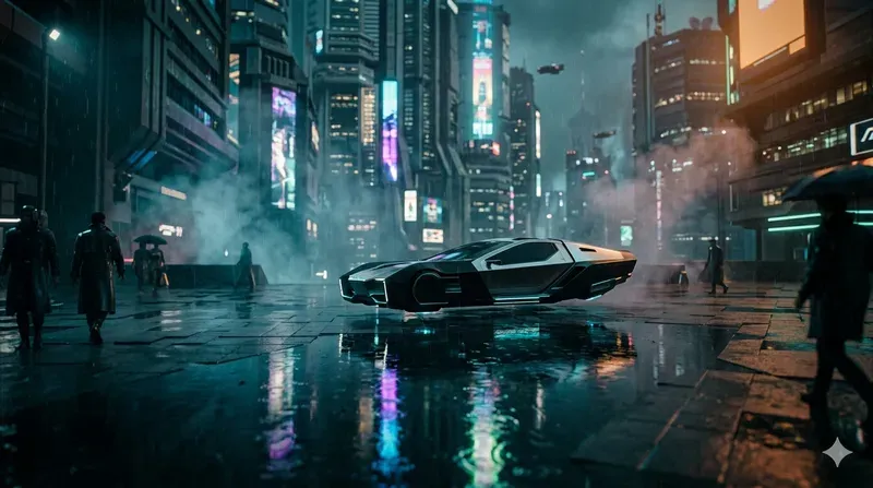 Cinematic Cyberpunk Neonoir Photography