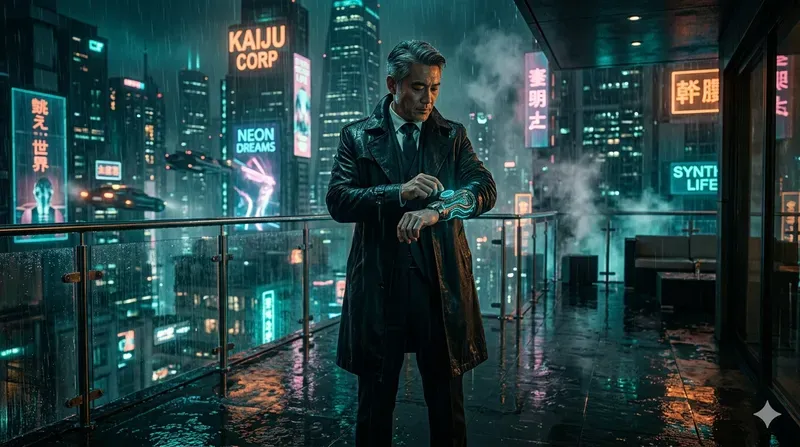 Cinematic Cyberpunk Neonoir Photography