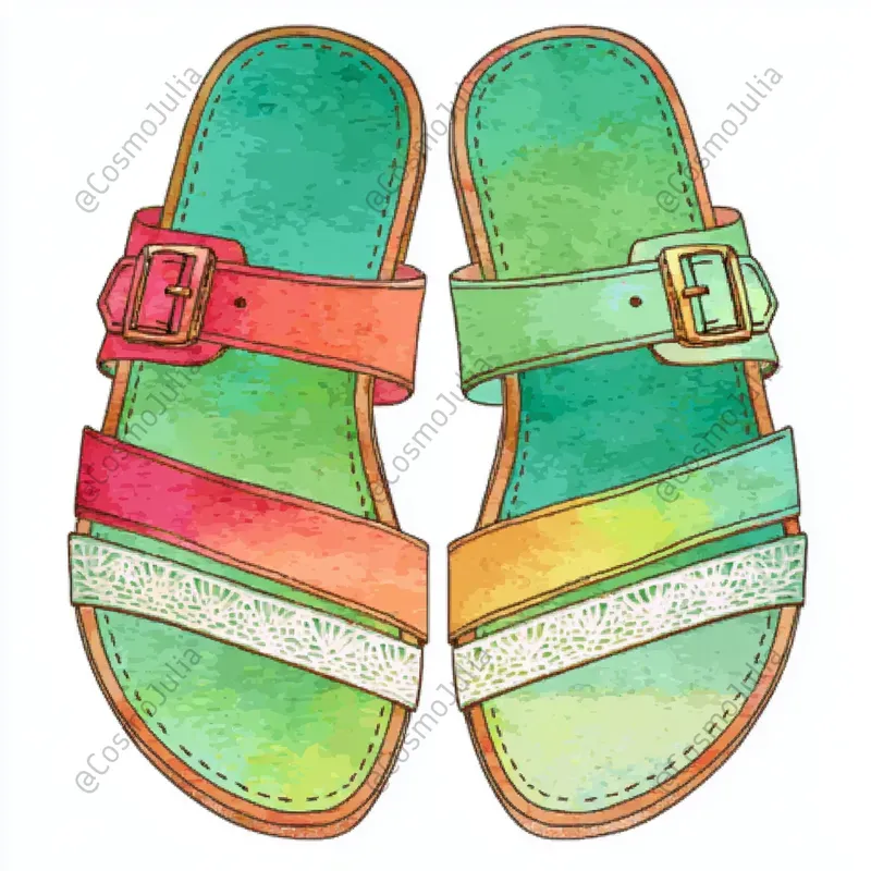 Coastal Luxury Beach Watercolor Clipart