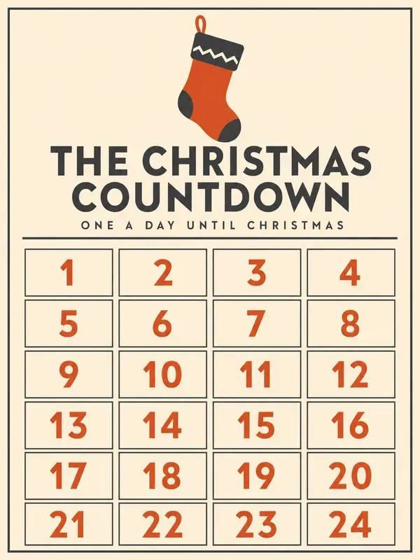 Christmas Advent Calendar Printables