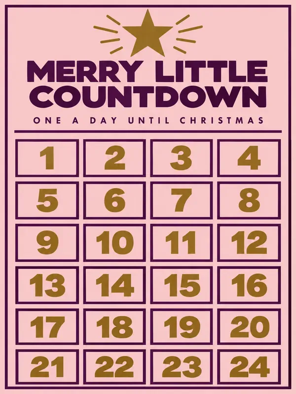 Christmas Advent Calendar Printables