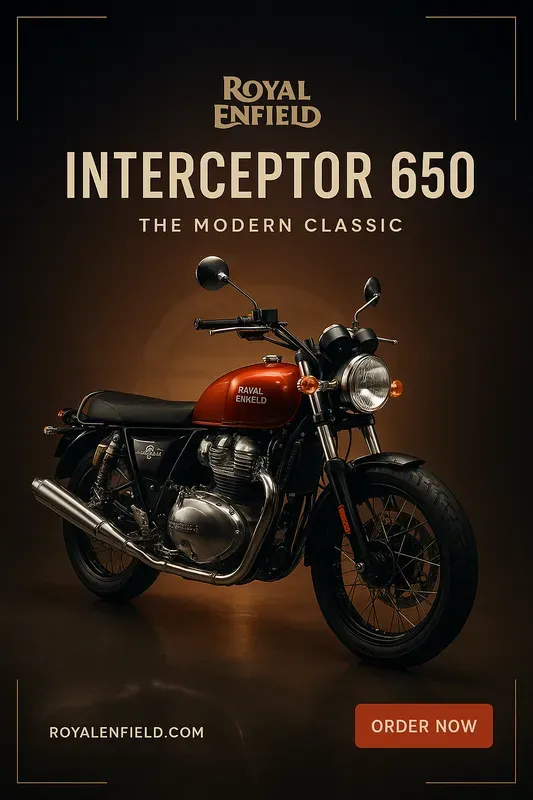 Premium Motorcycle Ad Posters