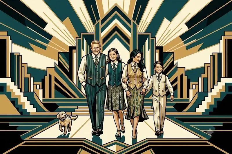 Art Deco Glamour Portraits