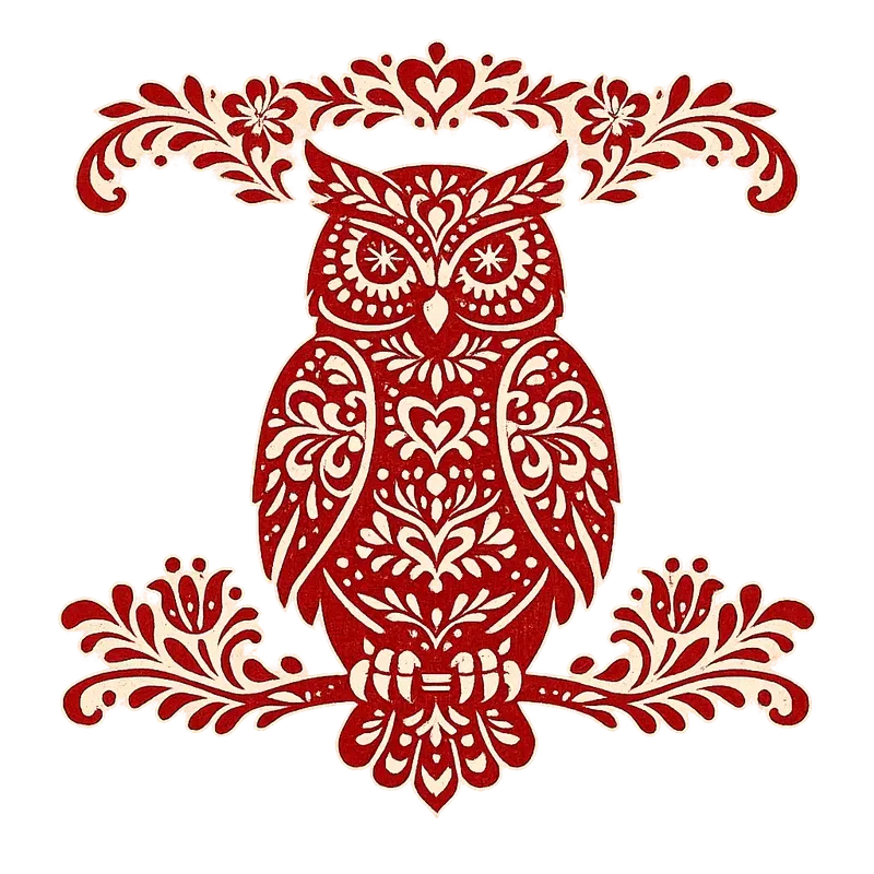 Nordic Folk Art Ephemera Elements Packs
