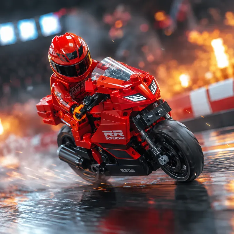 Neon Lego Riders Universes