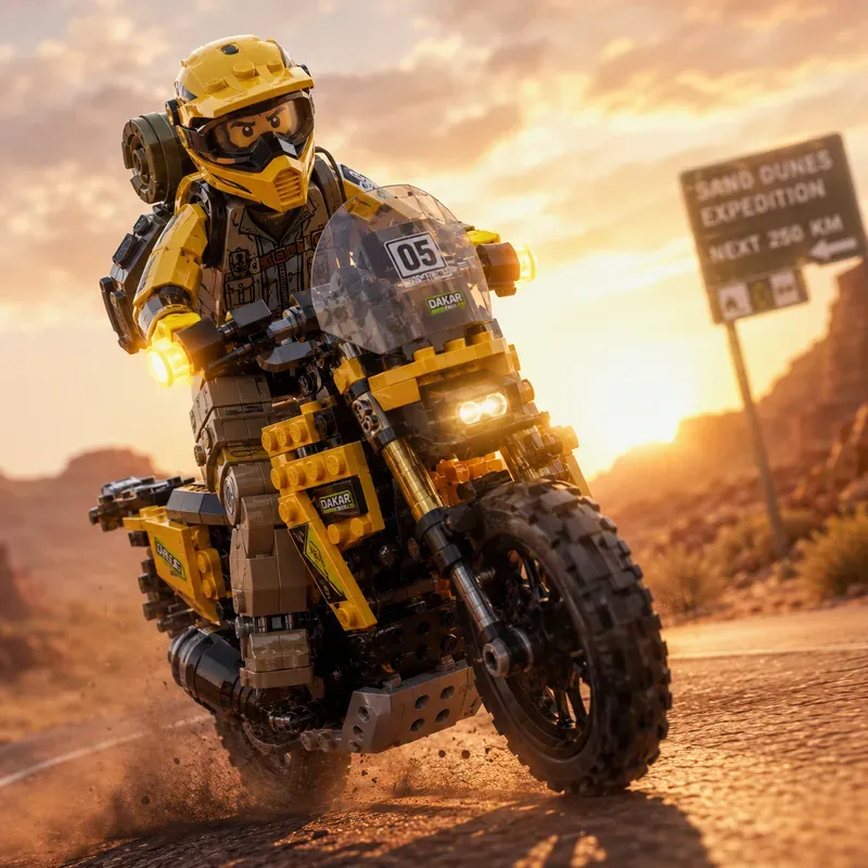 Neon Lego Riders Universes