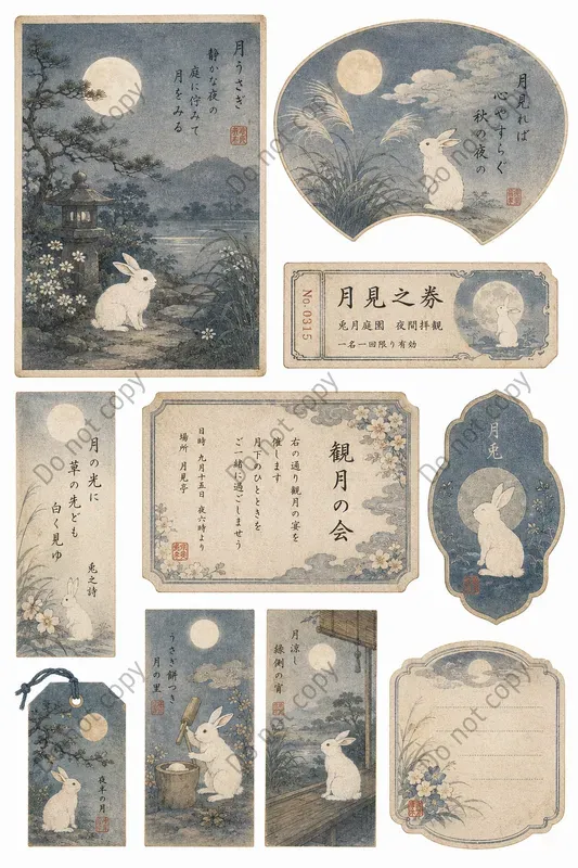 Vintage Japan Ephemera Sheets