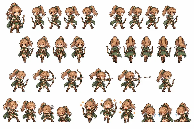 Pixel Art RPG Sprite Sheets